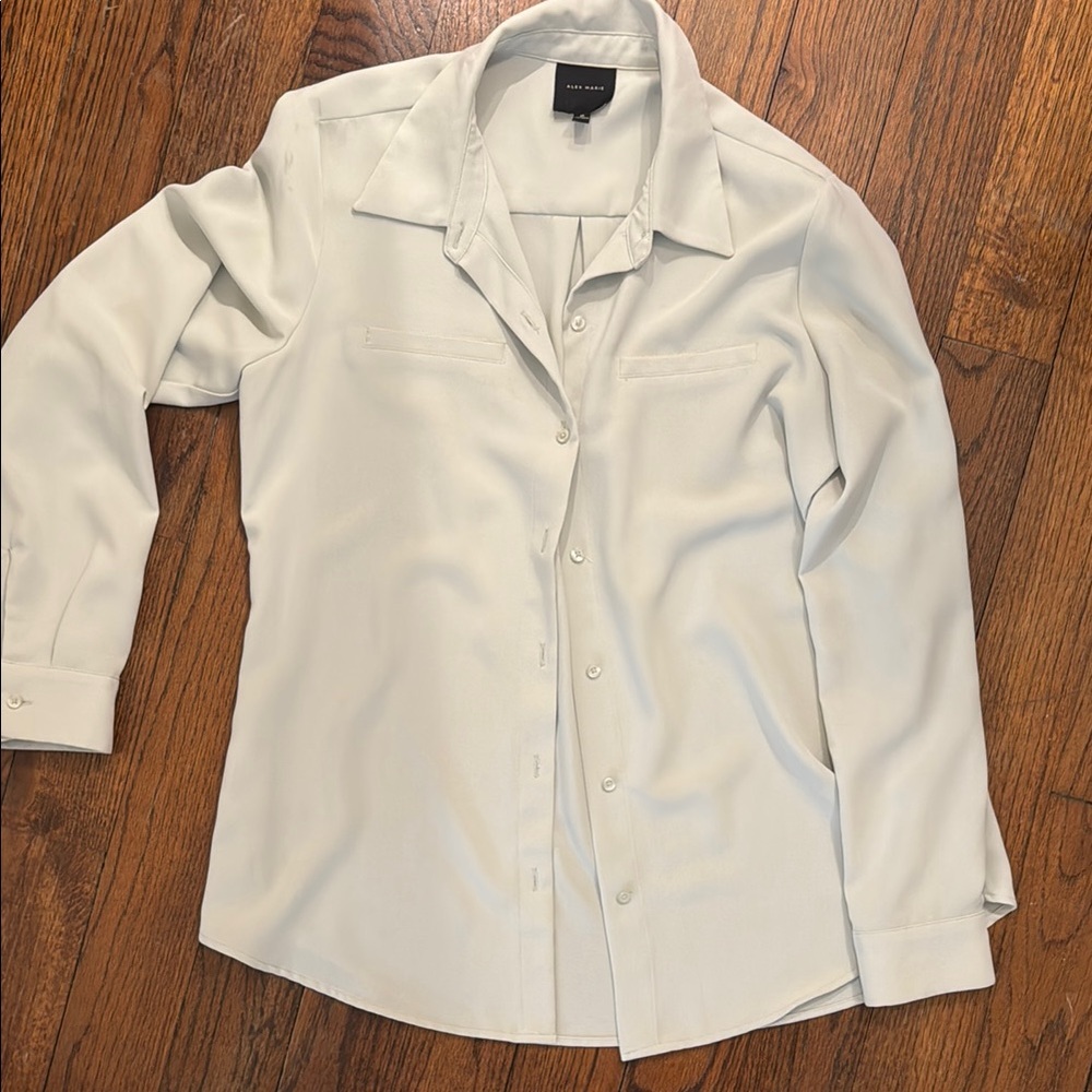 Alex Marie green Button-Up Shirt